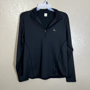 Head black quarter zip pullover large